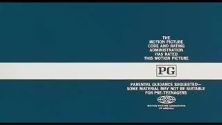 MPAA Rating Screen (PG, 1979)
