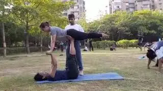 Acro yoga training dwarka 9968507610