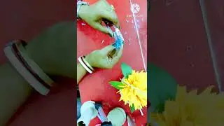 #drinking straw craft idea_drinking straw art flower_easy and beautiful home decor idea_short