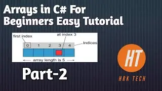 Arrays in C# Easy Tutorial for beginners