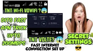 MGA DAPAT MALAMAN PARA MAPAGANA AT MAPALAKAS ANG INTERNET NG DITO SIM PLUS APN TRICKS FULL TUTORIAL