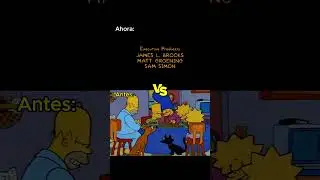 Finales en Episodios de Los Simpson Antes VS Ahora #short #nostalgia #vs