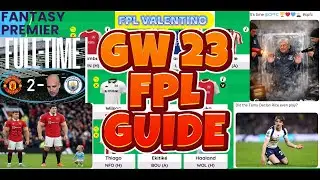 FPL VALENTINO GAMEWEEK 23 GUIDE + FUNNY MEMES | FANTASY PREMIER LEAGUE 25/26