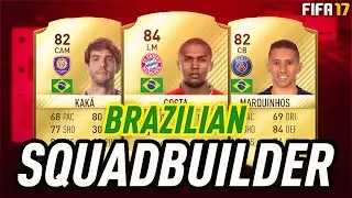 | BRAZILIAN SQUADBUILDER | FT Costa, Kaka & Alves | Fifa 17 Ultimate Team