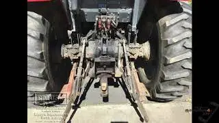 1997 Massey Ferguson 4WD Tractor & Slasher. EMUS MS480