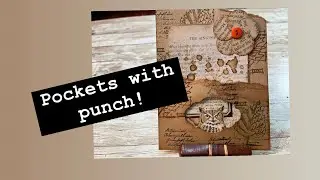 PUNCH A WINDOW in your junk journal pockets ~ #junkjournalideas