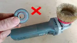 NEVER ALLOWED ❌ when using wire mesh on an angle grinder.#grender#metal #how