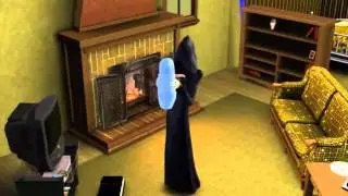 Sims 3- Grim Reapers reaction to birth