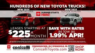 Make This Your Best Summer Yet at Conicelli Toyota | Summer Starts Here Event