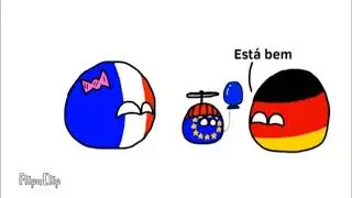 O filho que entende de guerra #countryballs #polandball
