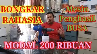Cara Membuat Mesin Busa Modal 200 Ribuan | Cuci Sofa, Springbed, Motor & Mobil