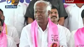 Minister Kadiyam inspects TRS Party Plenary Meeting Arrangements At Warangal