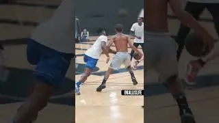 Trae Young & Dennis Smith Jr getting into it a summer run 👀