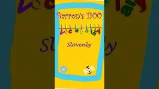 Simply Learn - Barron's 1100 Vocabulary #82 #barron #vocabulary #education #slovenly #words