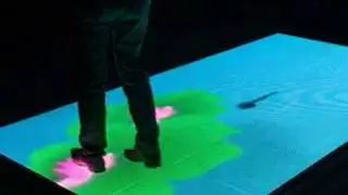P10.417 led floor touch screen