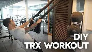 DIY TRX STRAPS | Make Your Own TRX Trainer from Bed Sheets! by Fit Athletics