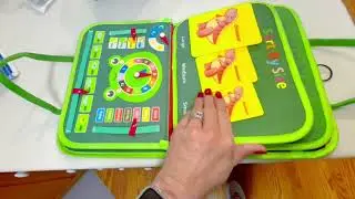 Review of kids Montessori book/toy