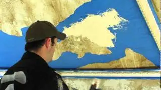 FAUX PAINTING.  BREAKAWAY MODELLO PART 4
