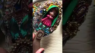 DIY Virgin Mary Hairbrushes for Girls #hairbrush #DIY