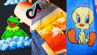 People Painting Things on TikTok for 12 Minutes Straight Part 1 | Tik Tok Art