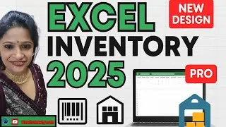 Inventory Tracker in Excel 2025 | Smart Stock Management Template & Automation @sunainalakshyaedu