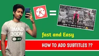 🔥 How To Add Subtitle in a Video in Kinemaster | Kinemaster Editing Trick