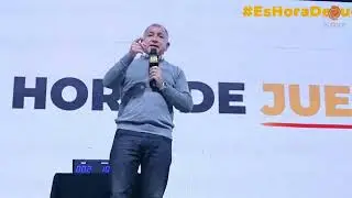 Juez cerró campaña con críticas a Llaryora: “Dice para adelante y estamos al borde del abismo”