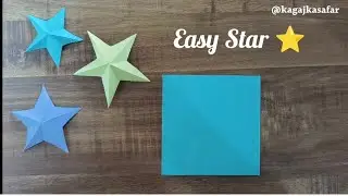 How to cut star shape perfectly |DIY paper Star | How to make star with paper |Paper star