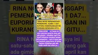 RINA NOSE BUKA SUARA SOAL TASYA JUARA 1 #beritaterkini #shortvideo #viral