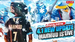 NEW BGMI 4.1 UPDATE | CREATE WOW MAP | BGMI LIVE | MAHMUD IS LIVE ❤️&zwj;🩹