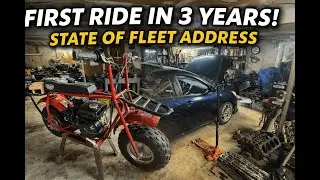 State of Fleet and Stage 1 minibike kit install