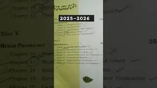 class 11 biology syllabus 2025-2026 ll #pcb #neet #biology #class11 #trending #study