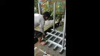 Tiang Tandon air baja ringan kapasitas 500L