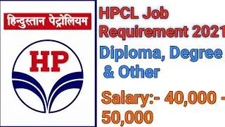 HPCL Job Requirement 2021