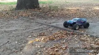 Himoto emxt1 brushless 3600kv with new wheels sms 1:8 scale suspension..