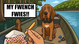 This Dog Thought His Echo Was a Fry Thief 🤣🐾 #doglife