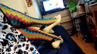 New Sexy OTK socks with nude Forever 21 Heels