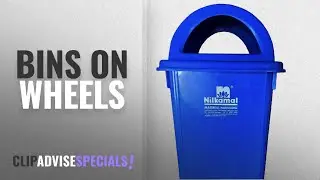 Top 10 Bins On Wheels [2018]: Nilkamal Big Garbage Plastic Garbage Waste Dustbin Kitchen Office