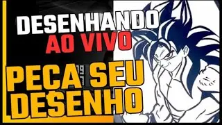Desenhando Personagens de Anime AO VIVO 🖌️ | Sem Rascunho,Criatividade! #goku #naruto #forsaken