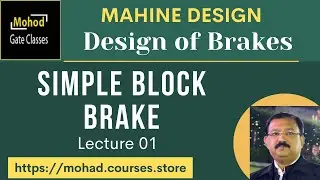 Design of Brakes Simple Block Brake