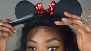 BABY HAIRS STYLED ON PREPLUCKED FULL LACE  WIG FT EVAWIG