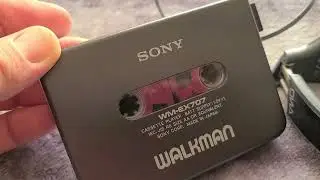 Cassette Player SONY Walkman WM-EX707 Demo (шедевр с точки зрения звучания)