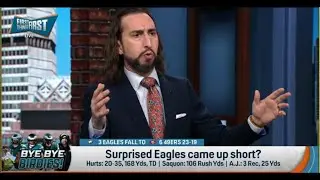 FIRST THINGS FIRST | Nick Wright RIPS Philadelphia Eagles And Jalen Hurts For COLLAPSE | NFL