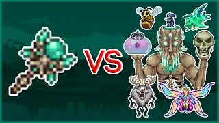 Terraria 1.4.4 - Lunar Portal Staff vs All Bosses