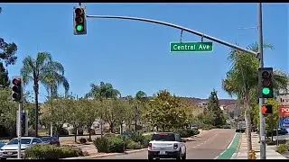 Old Lemon Grove Traffic Lights In Heat Wave (Lemon Grove Ave & Central Ave)