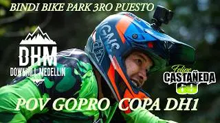 3RO lugar en  BINDI BIKE PARK 🚀 CON CAIDA INCLUIDA 😮 💨 COPA DH1 COLOMBIA  #bike  #downhill #ciclismo