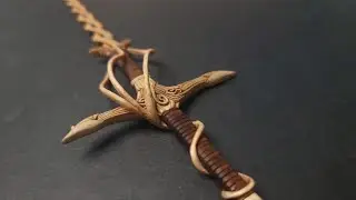 Popsicle sticks DIY------ Elden Ring  Fire Knight's Greatsword