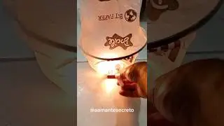 como fazer um bal&atilde;o de sacola? #ideias #viral #experimento #satisfying #balao