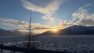 Winter Drive in Alaska December 2025 #TurnagainArm #Girdwood #SewardHwy #SterlingHwy