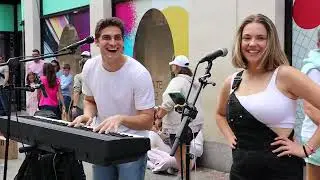 HOW HE DOES IT!!! Ben E King Stand By Me Allie Sherlock & Jamal Corrie cover